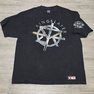 King Slayer Seth Rollings Tshirt Mens Size XL Burn It Down WWE Wrestling WWF